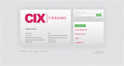 Desktop Screenshot of i.cixonline.com